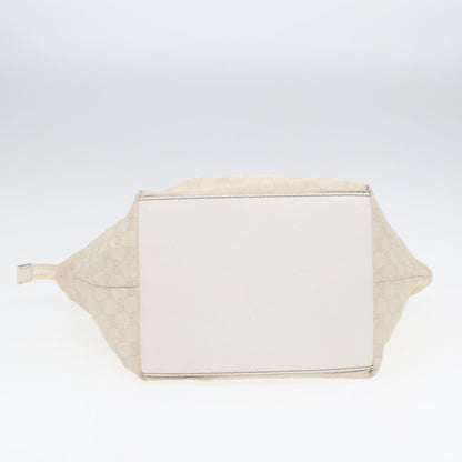 Gucci White Canvas Gg Canvas