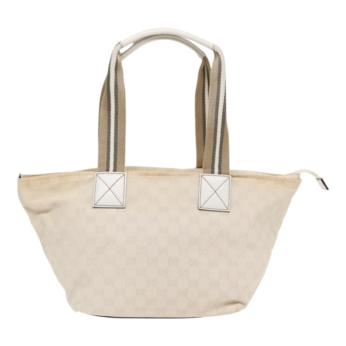 Gucci White Canvas Gg Canvas