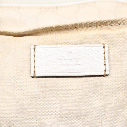 Gucci White Canvas Gg Canvas