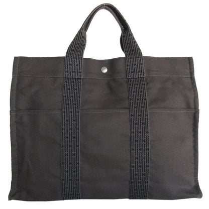 Hermès Gray Canvas Herline