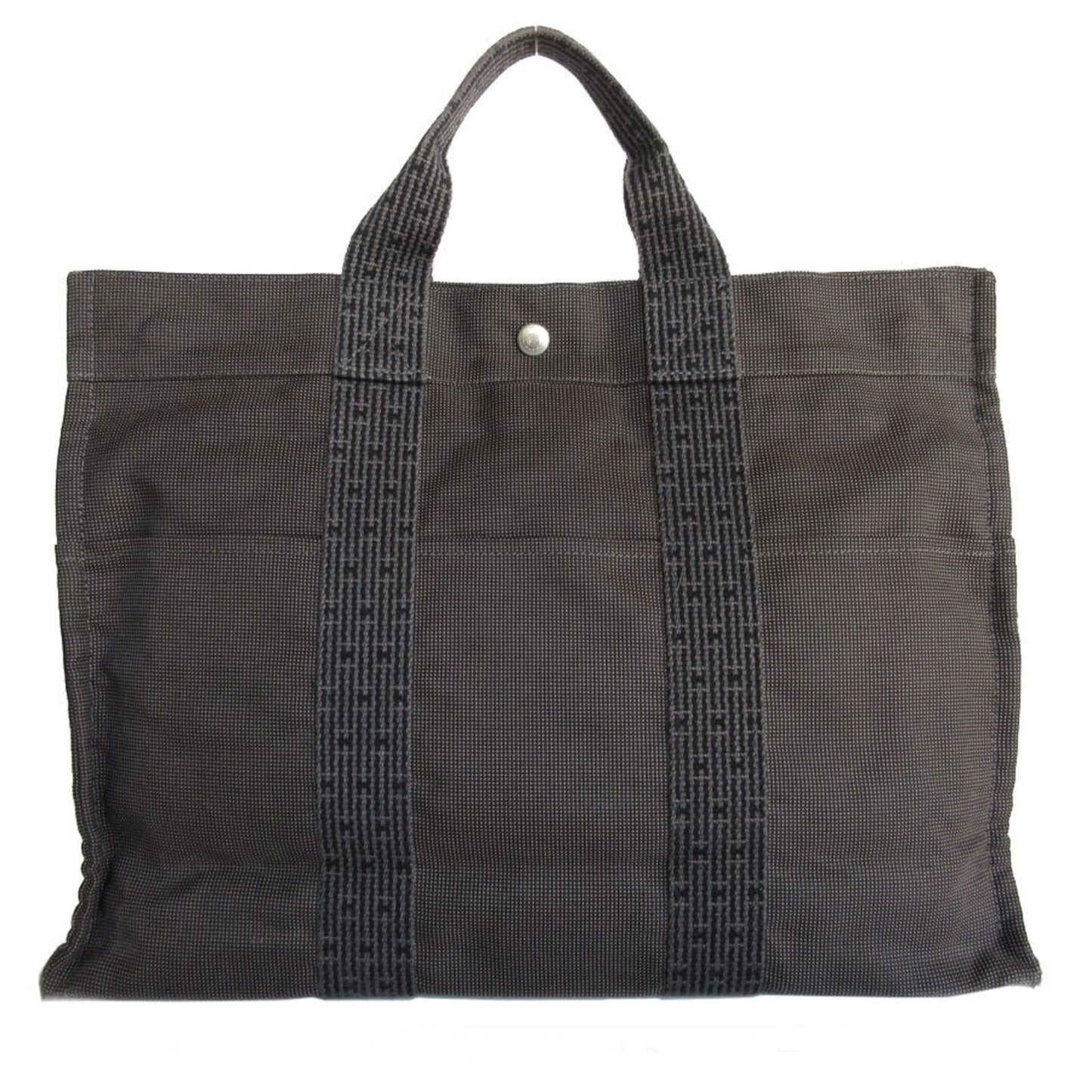Hermès Gray Canvas Herline