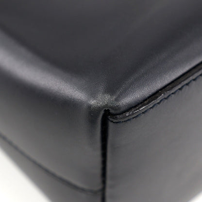 Gucci Black Leather Bamboo