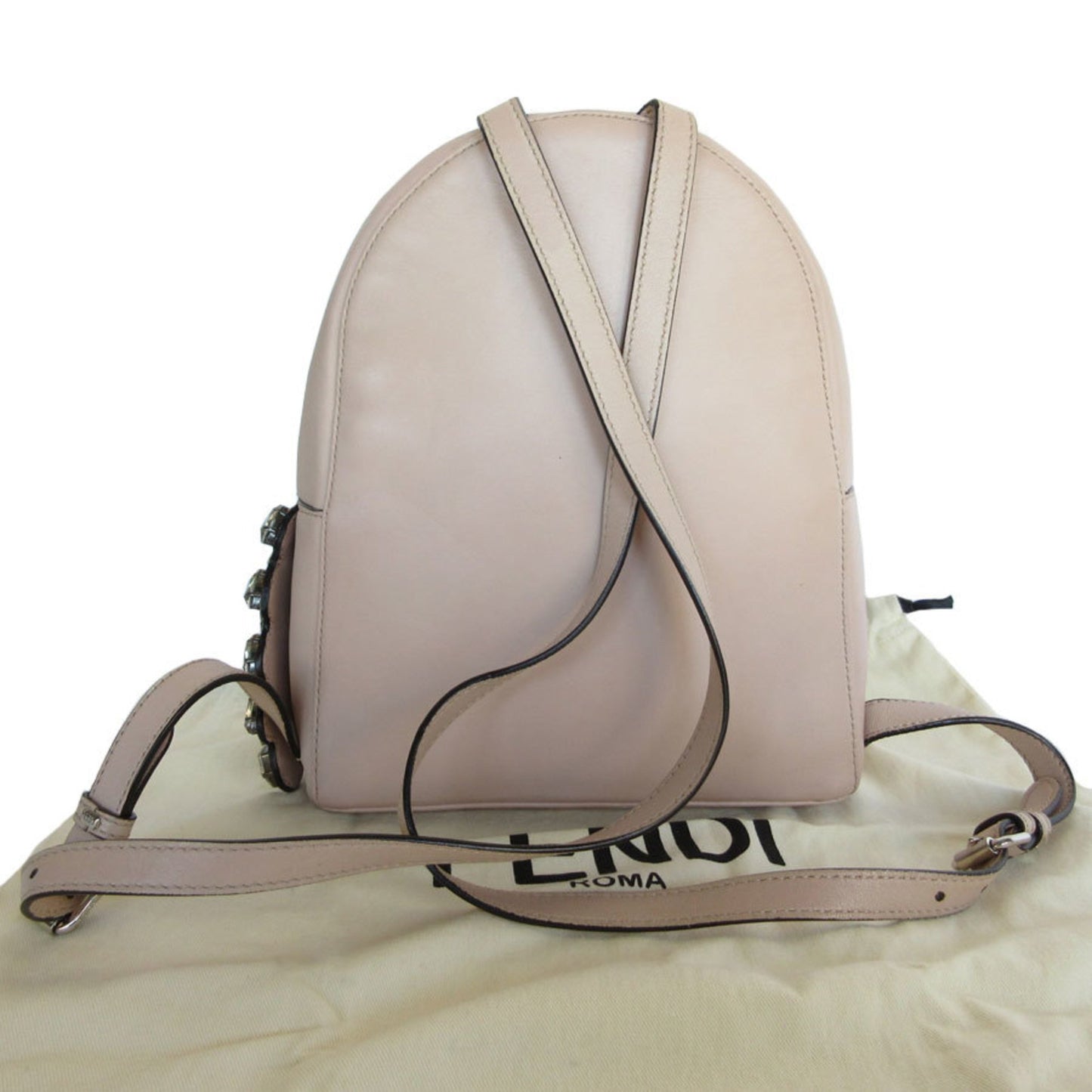 Fendi Pink Leather Backpack