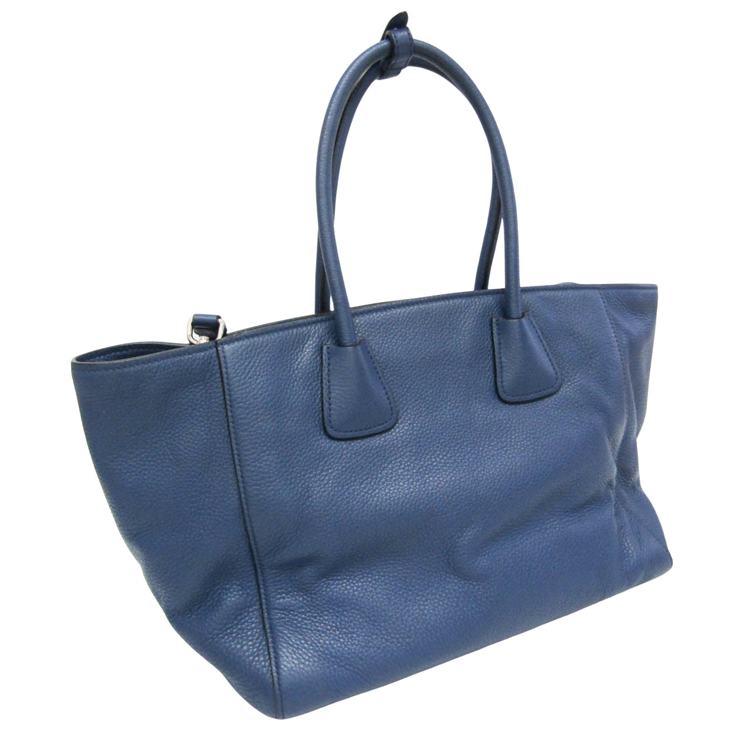 Prada Blue Leather Vitello Phenix