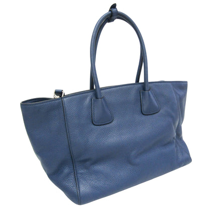 Prada Blue Leather Vitello Phenix