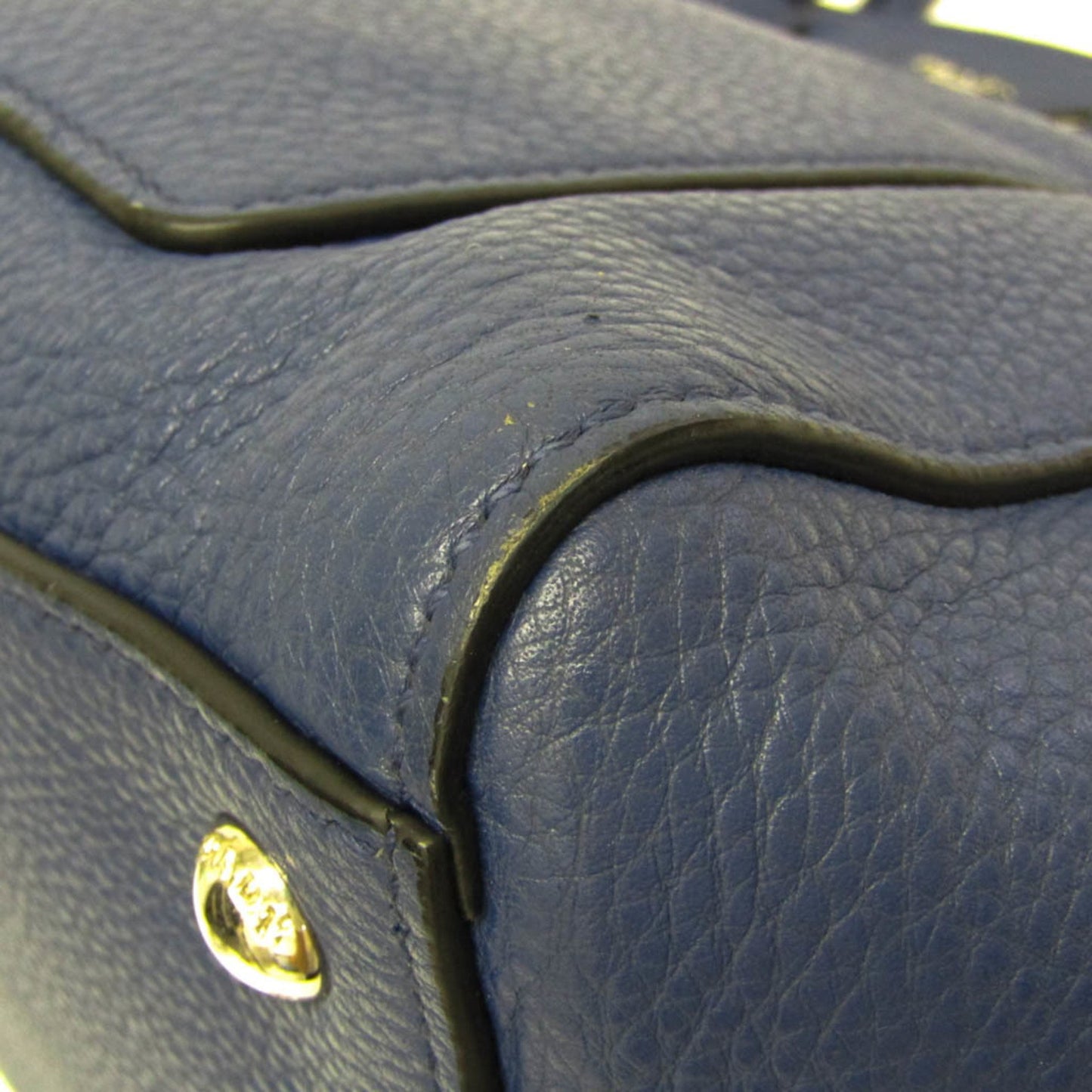 Prada Blue Leather Vitello Phenix
