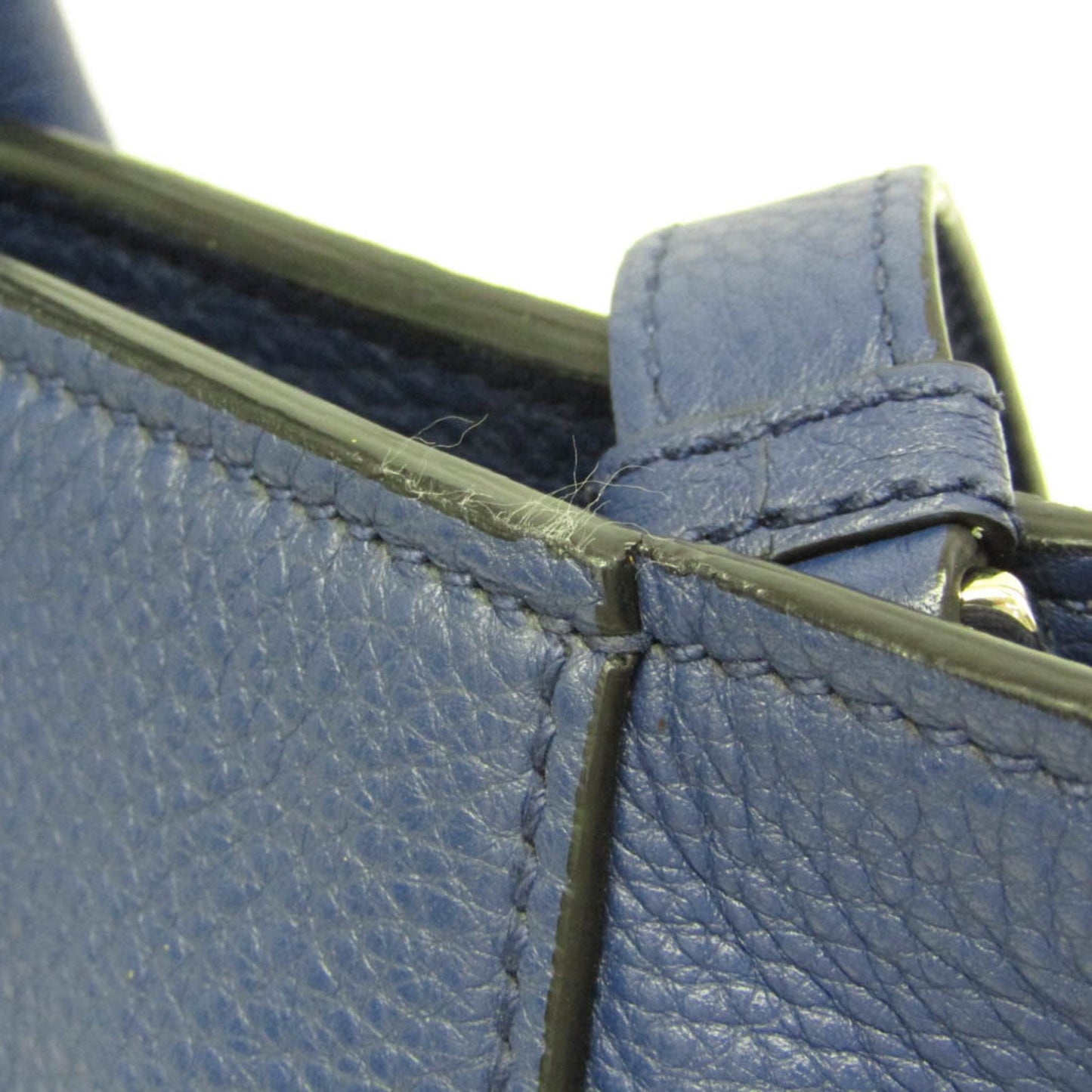 Prada Blue Leather Vitello Phenix