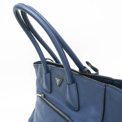 Prada Blue Leather Vitello Phenix