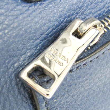 Prada Blue Leather Vitello Phenix