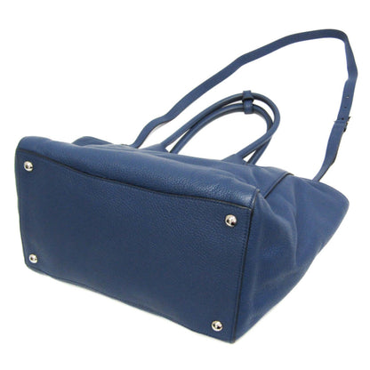 Prada Blue Leather Vitello Phenix