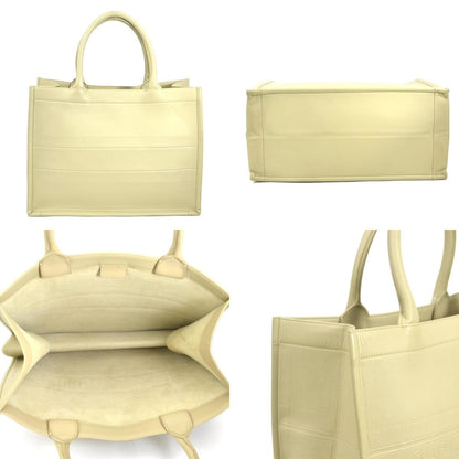 Dior Brown Leather Book Tote
