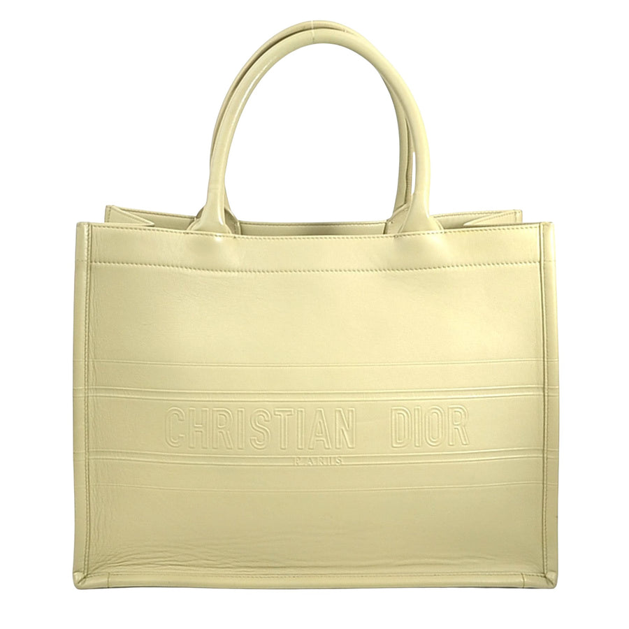 Dior Brown Leather Book Tote