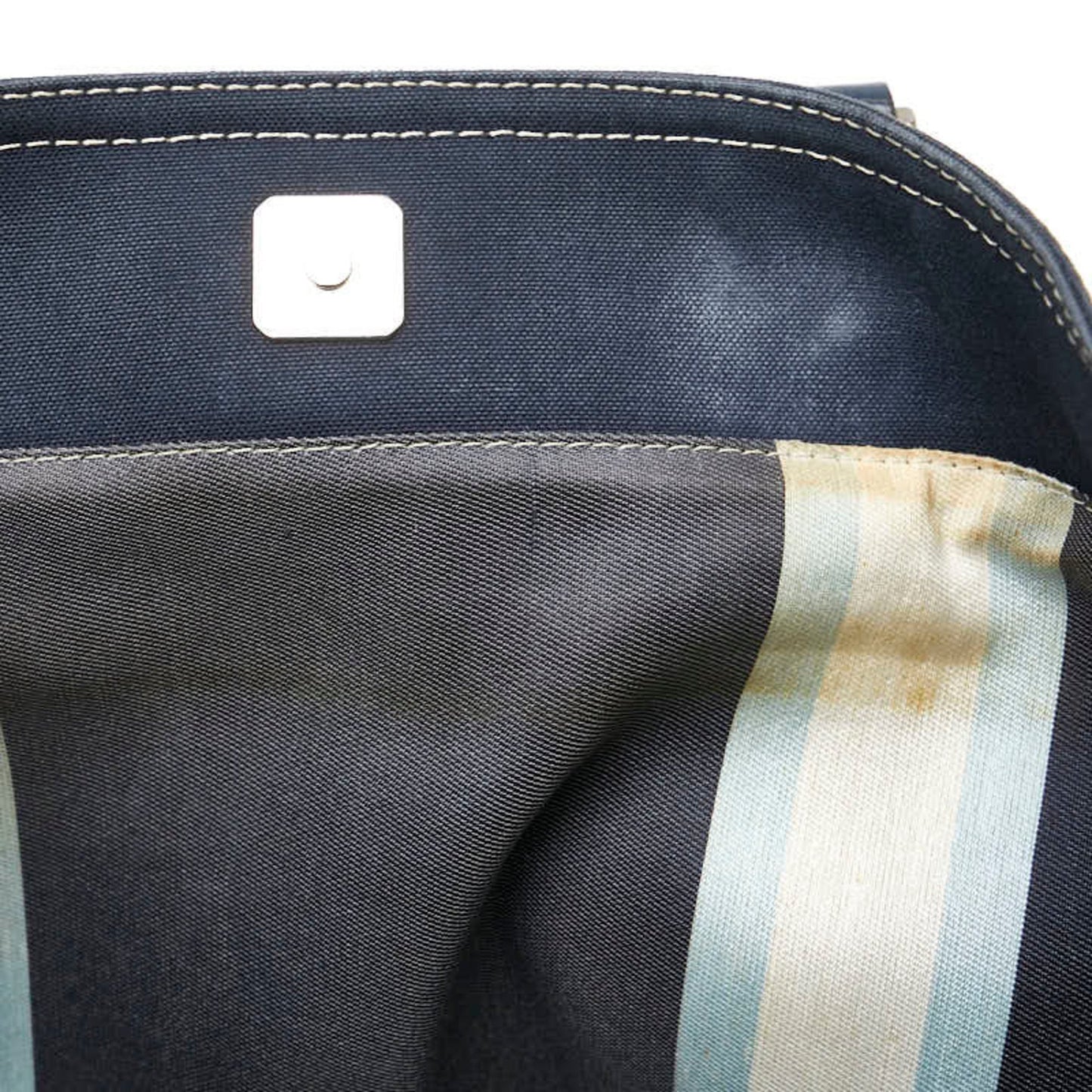Fendi Blue Canvas Kira