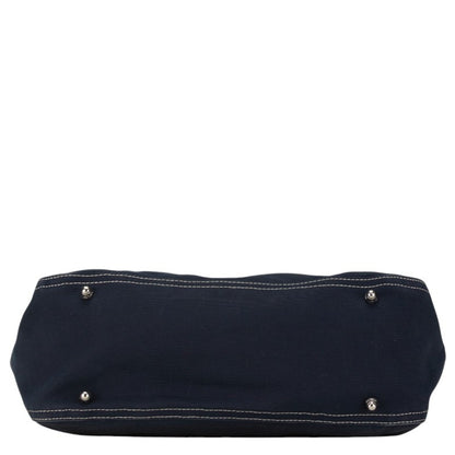 Fendi Blue Canvas Kira