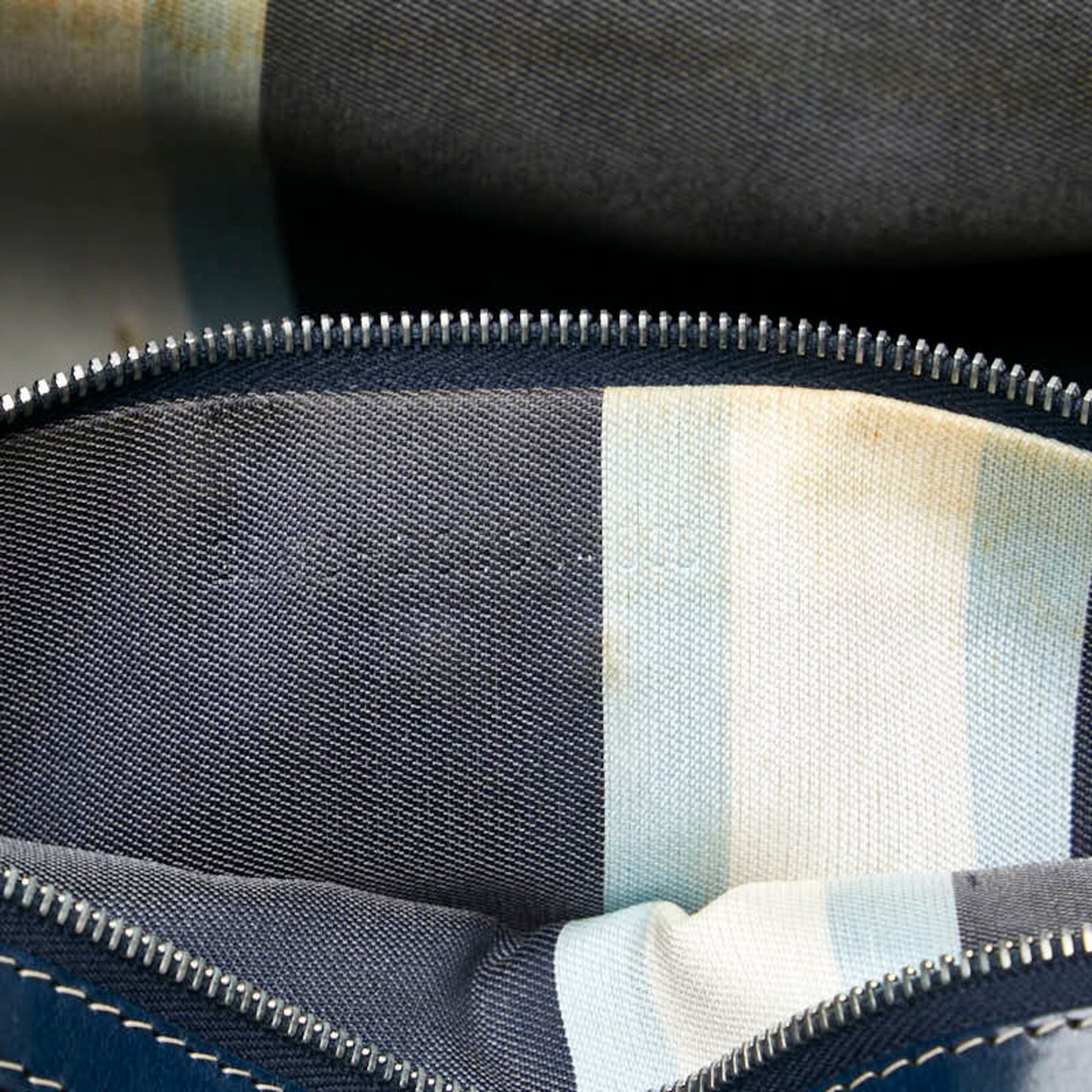 Fendi Blue Canvas Kira