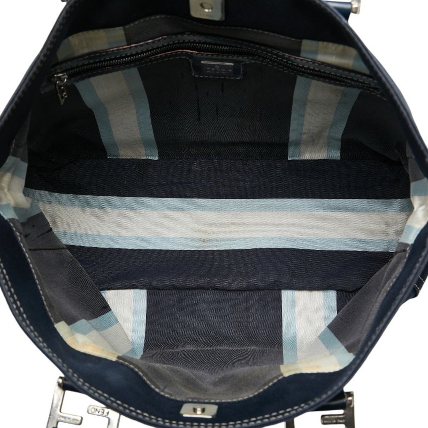 Fendi Blue Canvas Kira