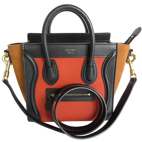 Gucci Black Leather Bamboo