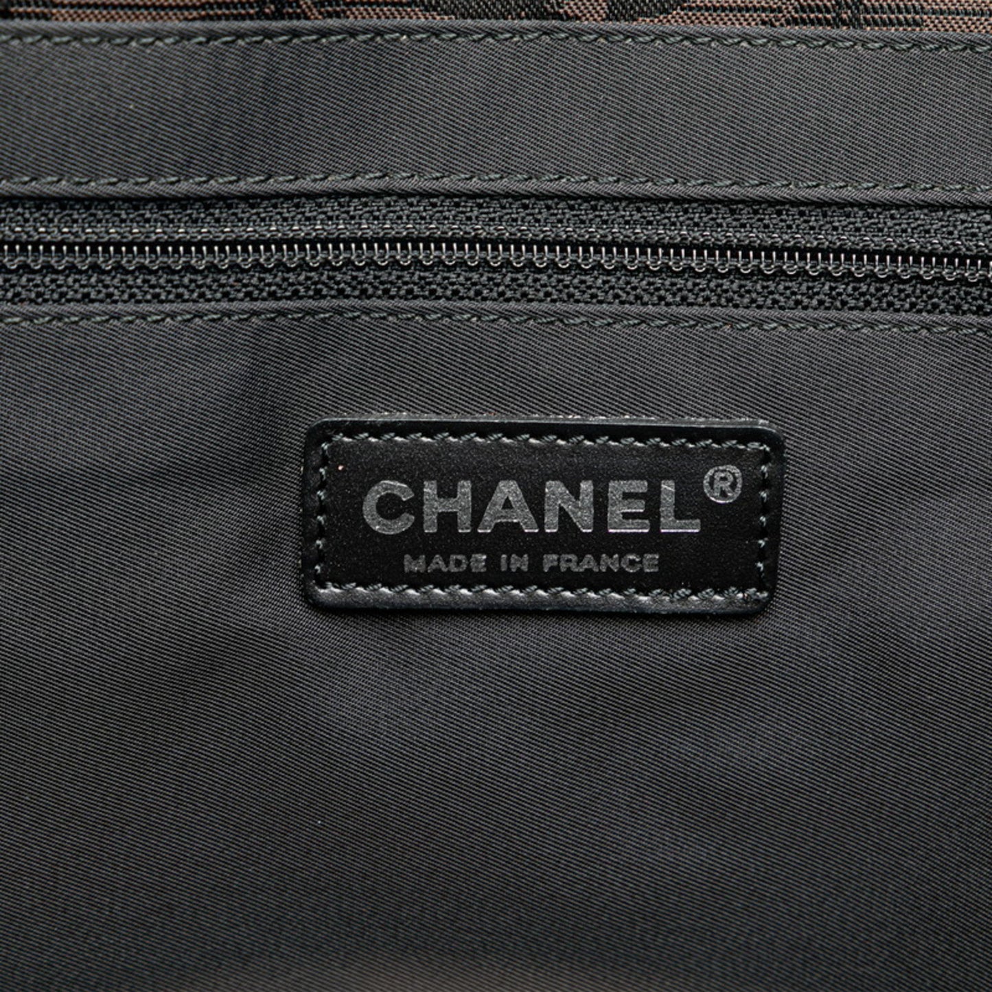 Chanel Brown Synthetic Travel Line