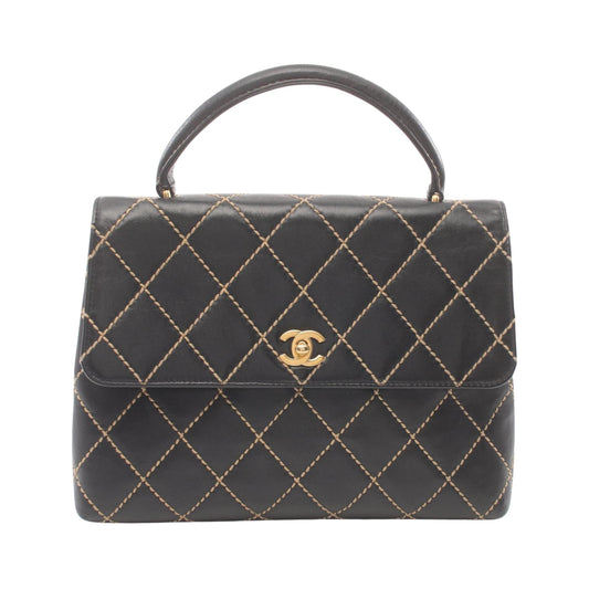Chanel Black Leather Coco Handle