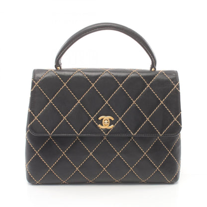 Chanel Black Leather Coco Handle