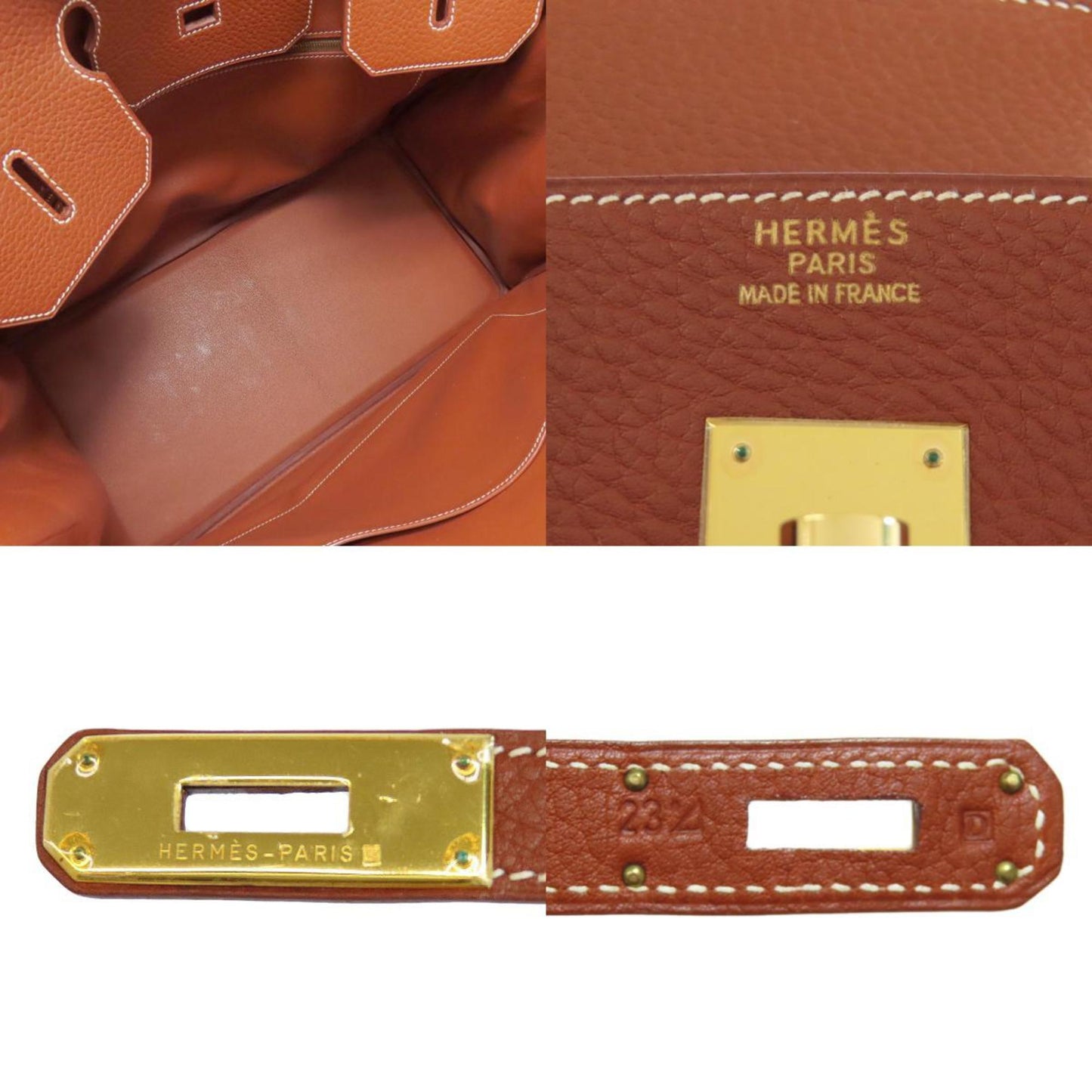 Hermès Brown Leather Birkin 40
