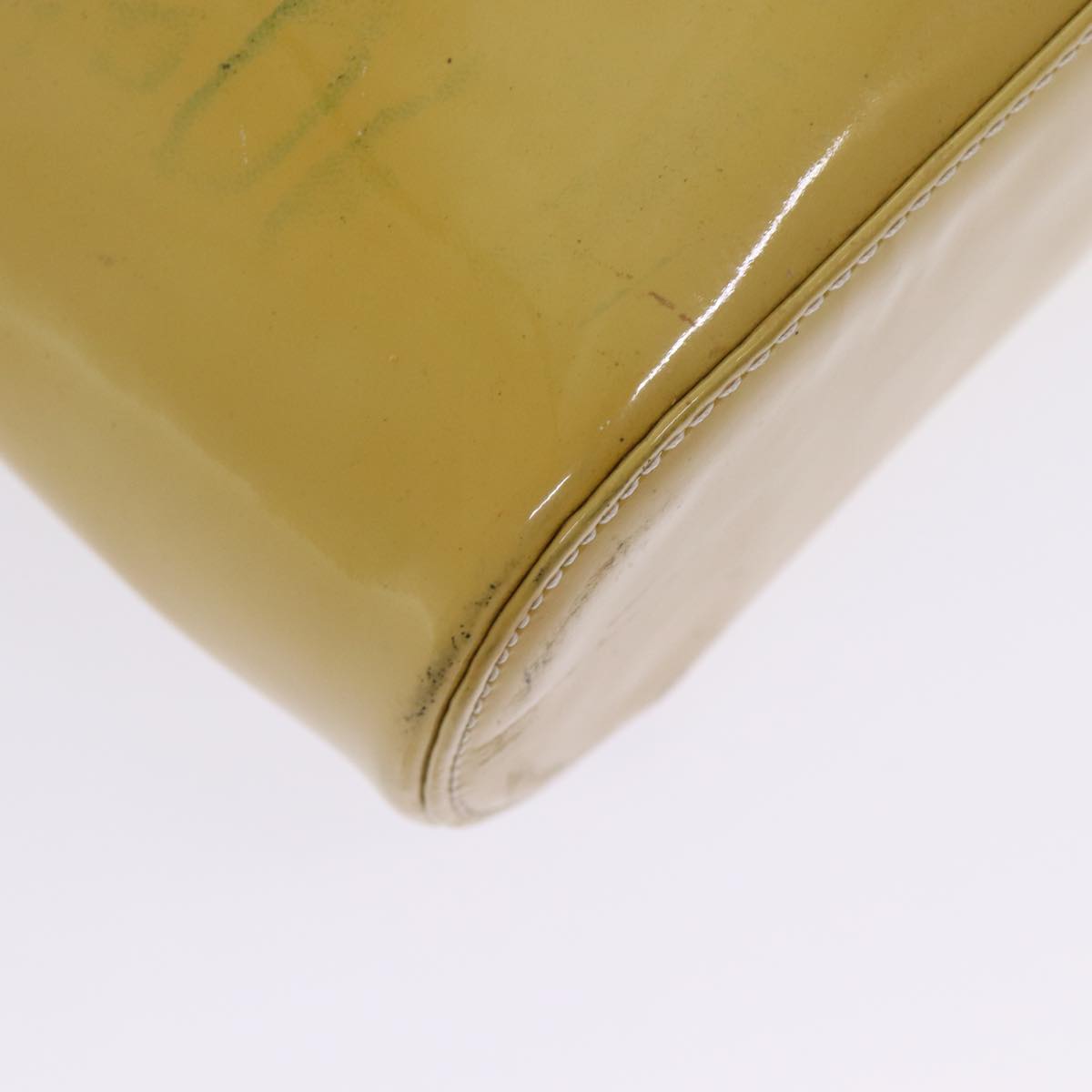 Chanel Brown Patent Leather Handbag