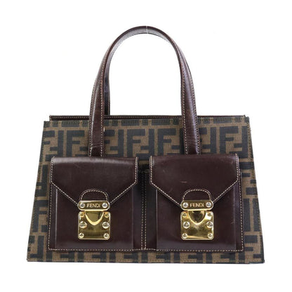 Fendi Brown Canvas Zucca