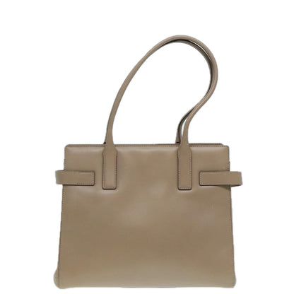 Salvatore Ferragamo Brown Leather Gancini