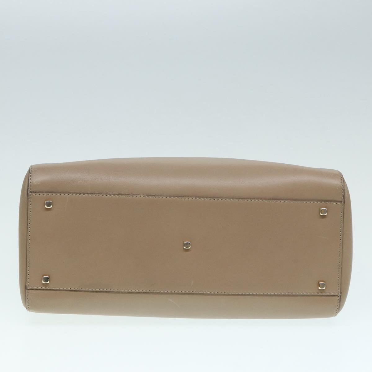Salvatore Ferragamo Brown Leather Gancini