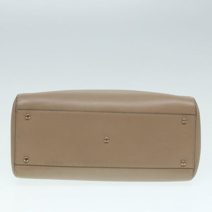 Salvatore Ferragamo Brown Leather Gancini