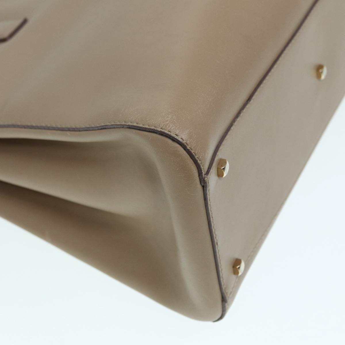 Salvatore Ferragamo Brown Leather Gancini