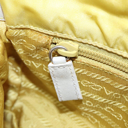 Prada Yellow Synthetic Tessuto