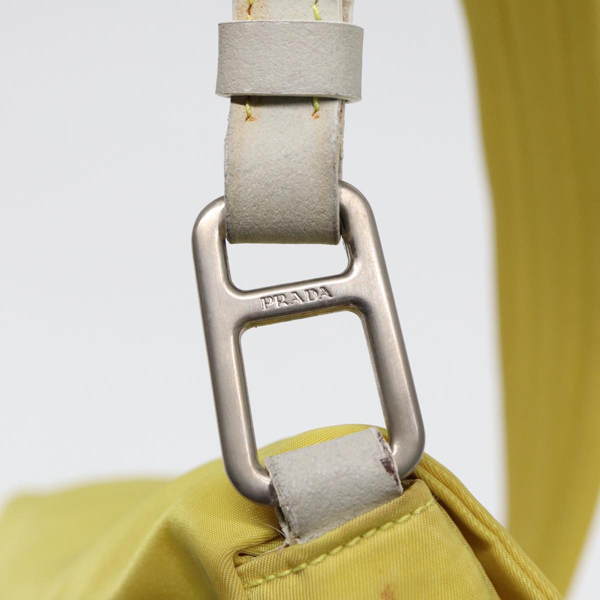 Prada Yellow Synthetic Tessuto