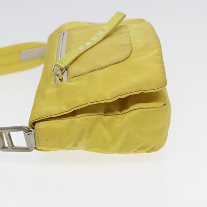 Prada Yellow Synthetic Tessuto