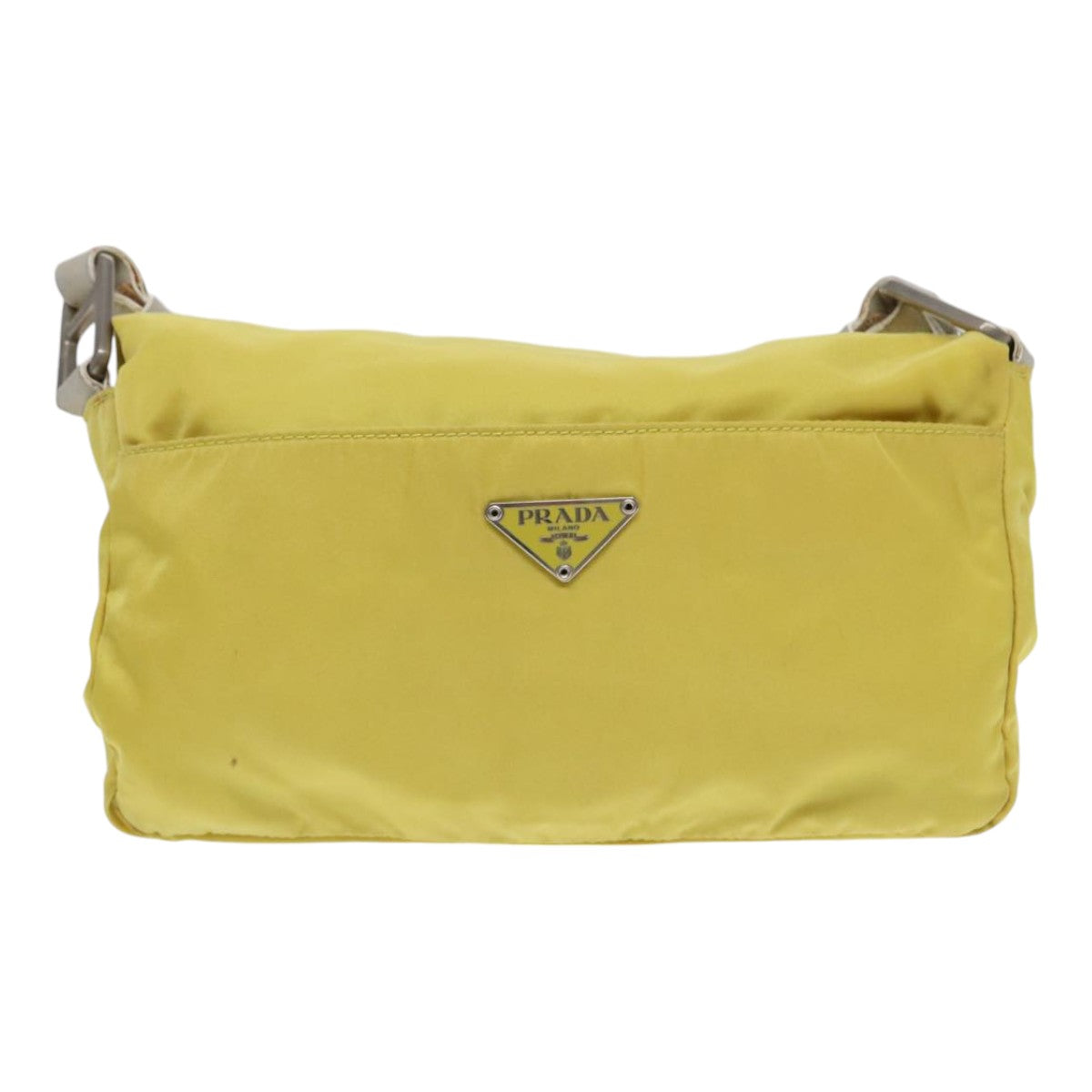 Prada Yellow Synthetic Tessuto