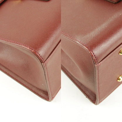 Burberry Red Leather Handbag
