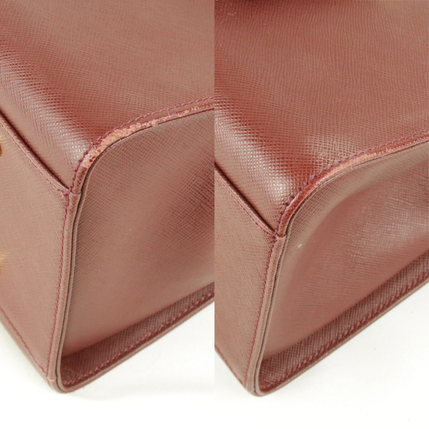 Burberry Red Leather Handbag