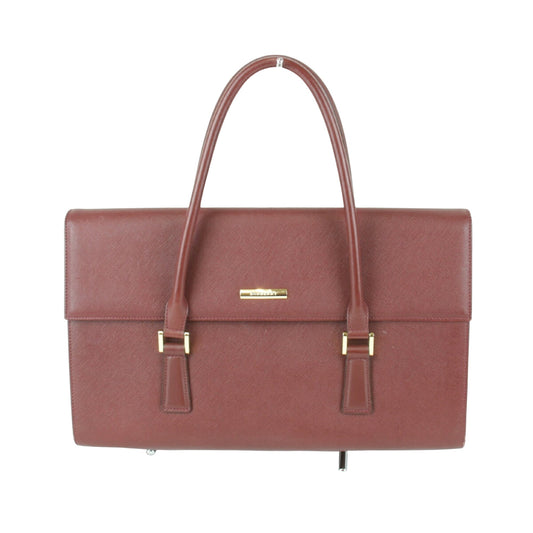 Burberry Red Leather Handbag