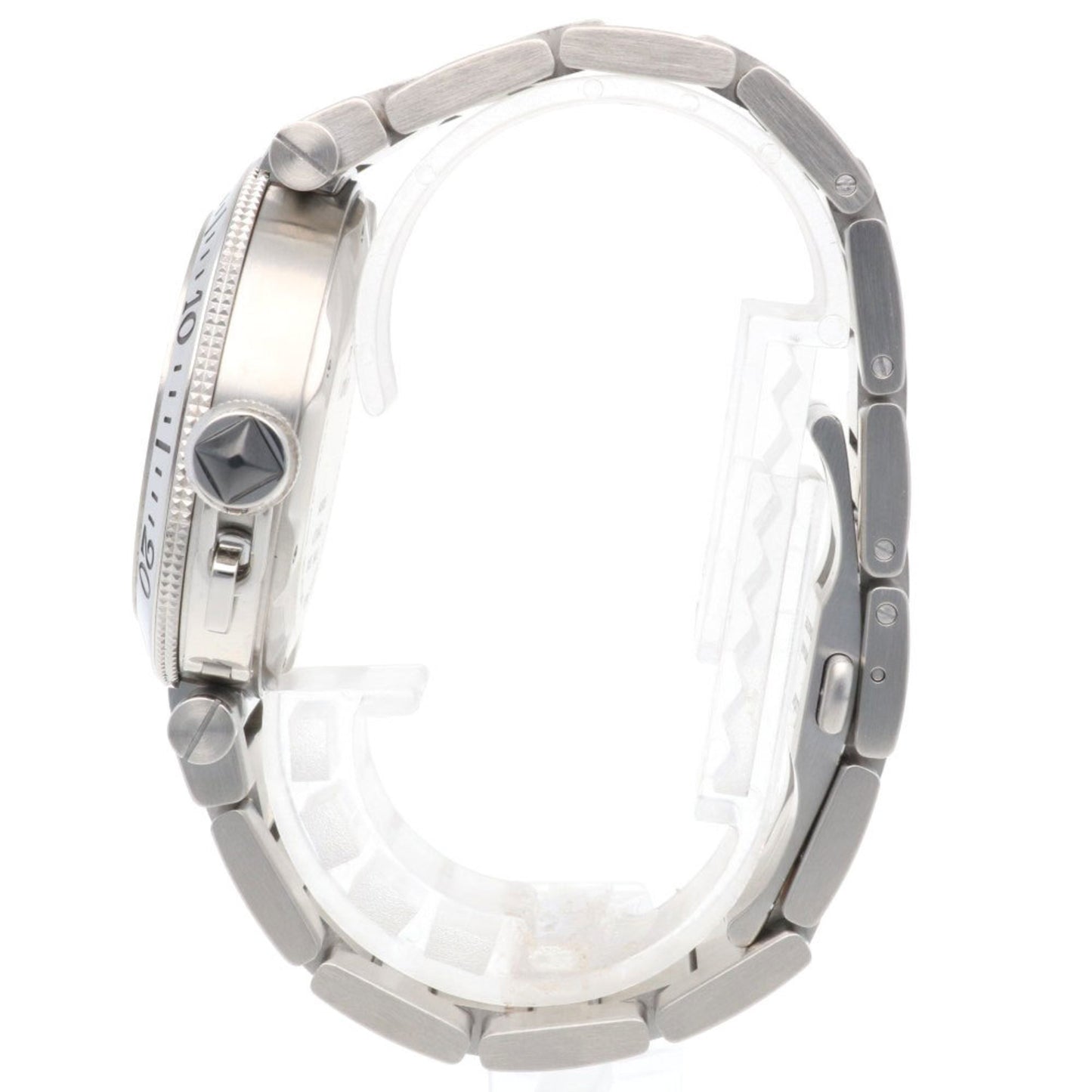 Cartier Black Steel Pasha Seatimer
