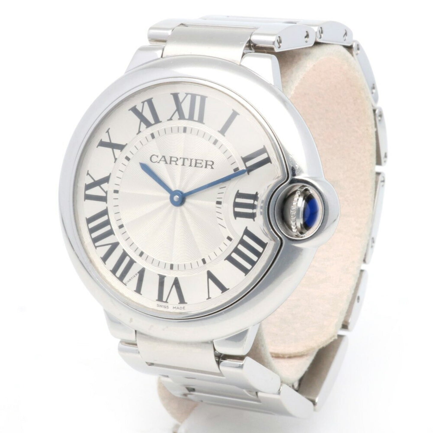 Cartier White Steel Ballon Bleu