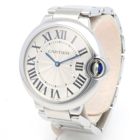Cartier White Steel Ballon Bleu