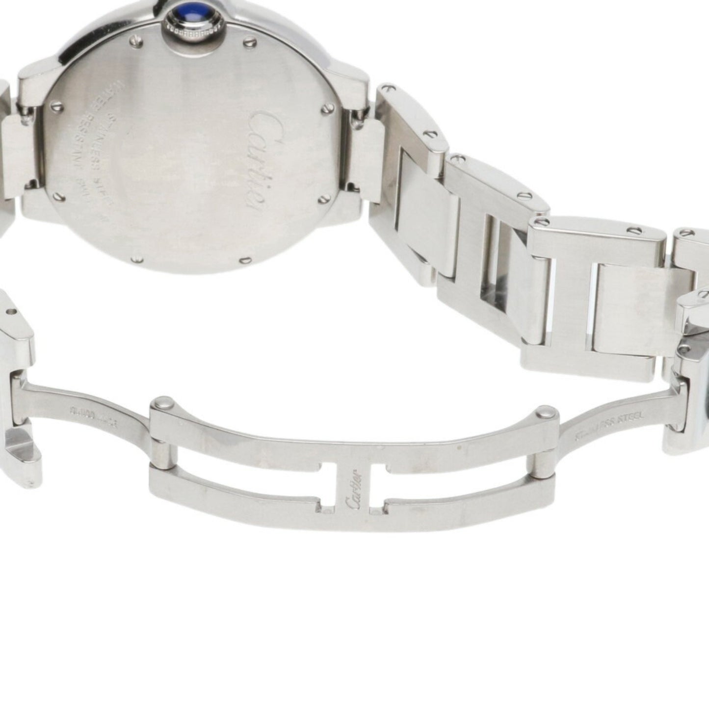 Cartier White Steel Ballon Bleu