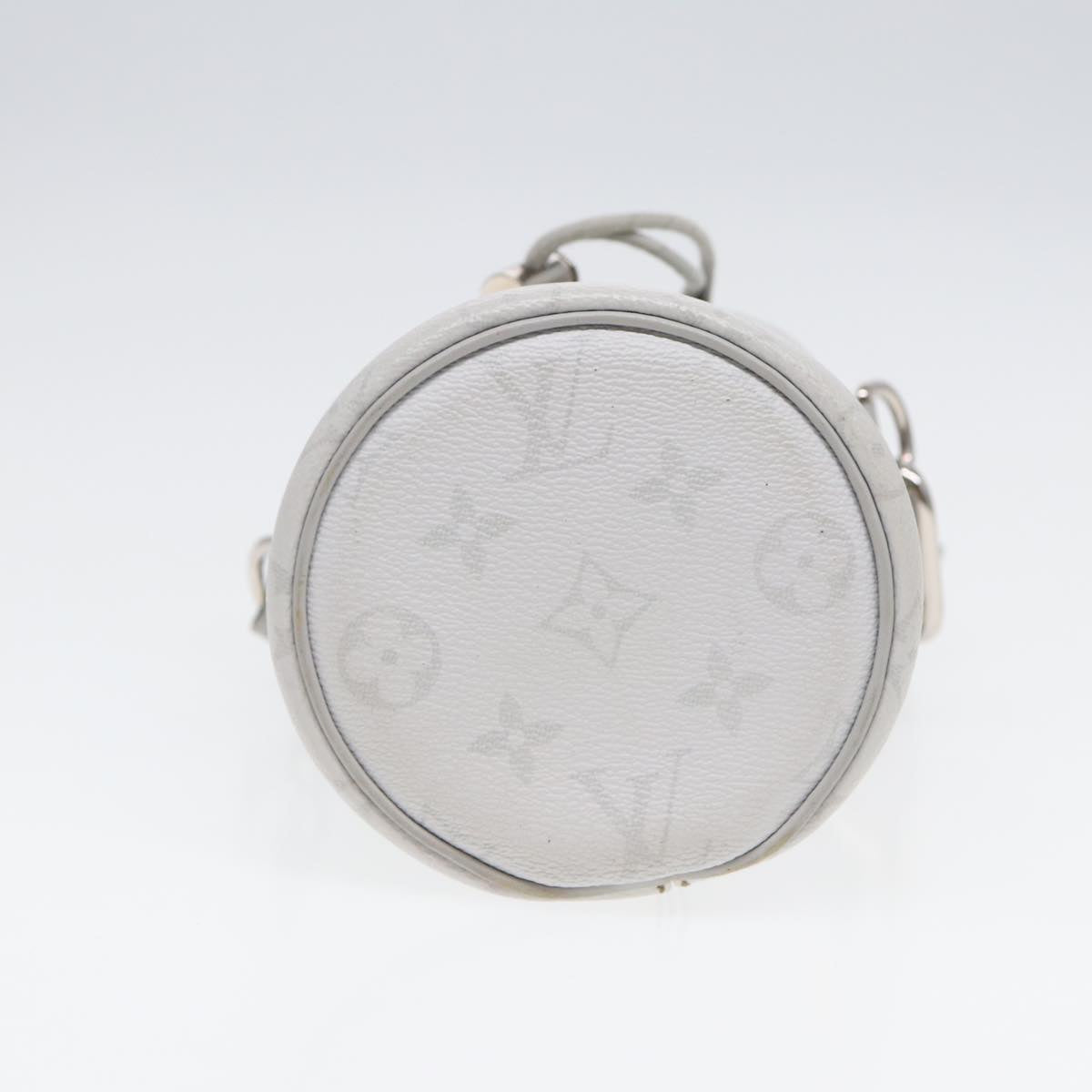 Louis Vuitton White Leather Chalk Nano