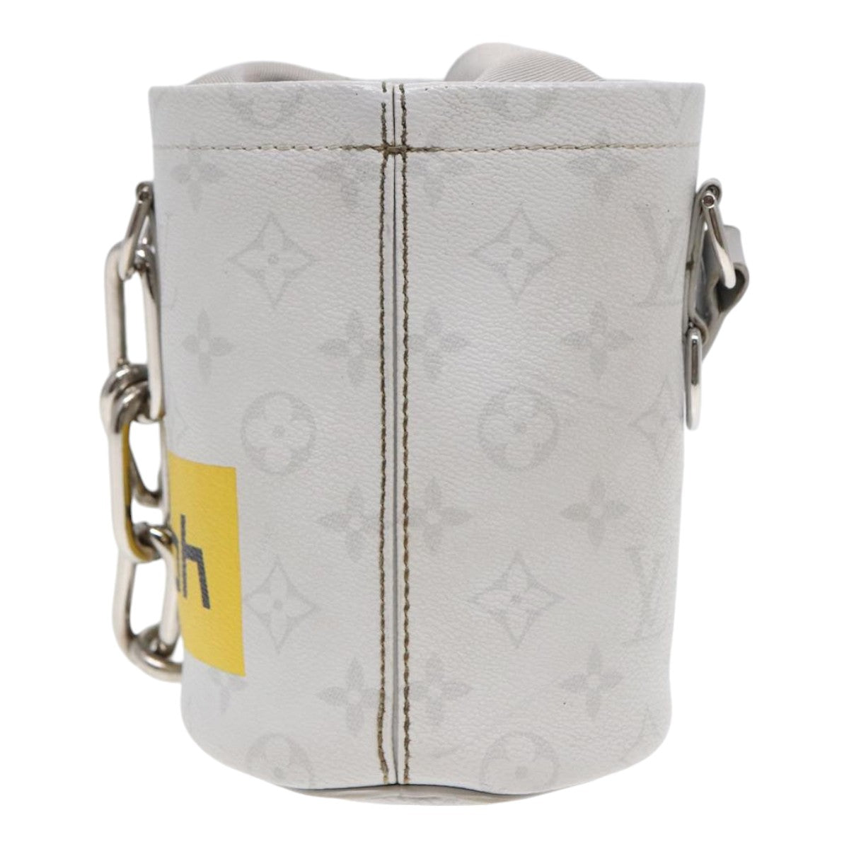 Louis Vuitton White Leather Chalk Nano