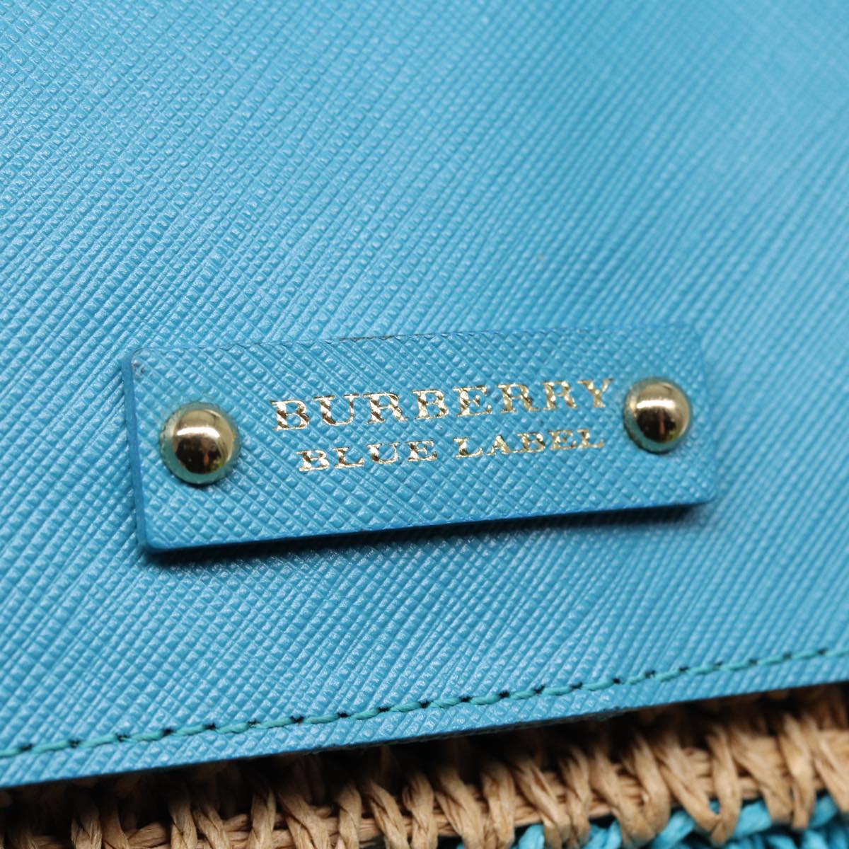 Burberry Blue Leather Shoulder