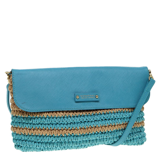Burberry Blue Leather Shoulder