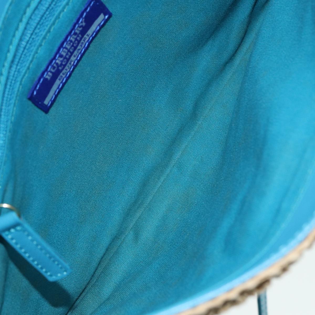 Burberry Blue Leather Shoulder
