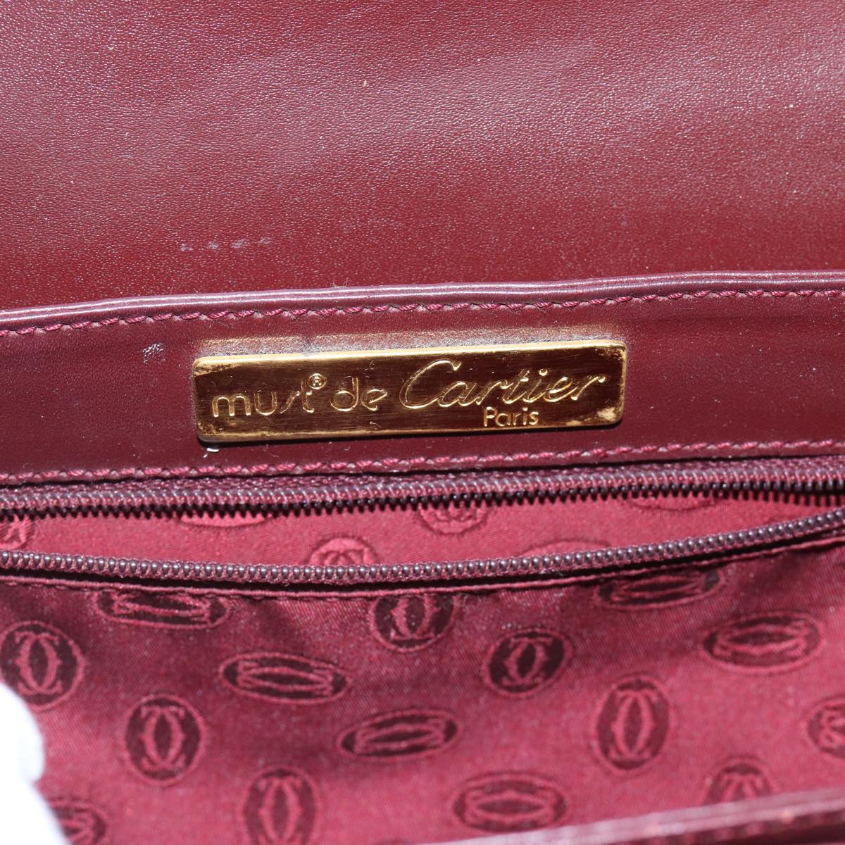 Cartier Red Leather Must De Cartier