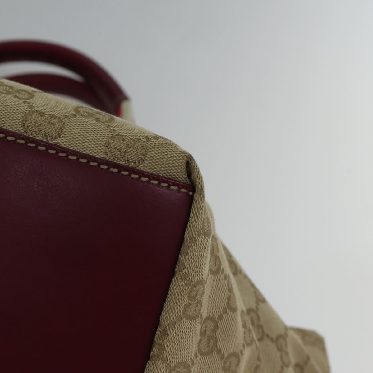 Gucci Brown Canvas Sherry