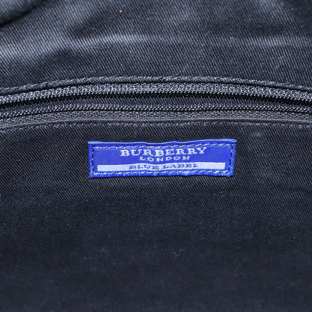 Burberry Black Canvas Blue Label